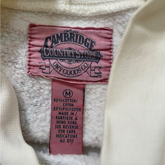 Cambridge Dry Goods Vintage 90s Holiday Christmas Seasonal Santa Sweatshirt - Picture 7 of 7